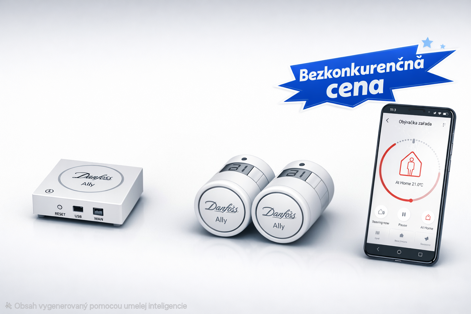 Danfoss ALLY regulačná sada pre radiátory 2_1