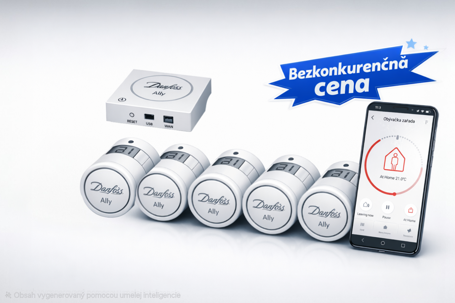 Danfoss ALLY regulačná sada pre radiátory 5_1